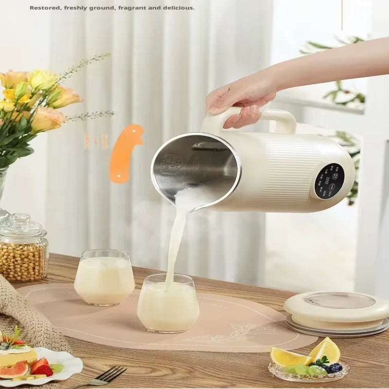 1.2L Electric Soybean Milk Machine Automatic Intelligent Food Blender Rice Paste Soymilk Maker Fruit Juicer Water Boiling Kettle