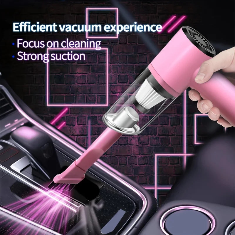 Vehicle-Mounted Vacuum Cleaner Super Suction Super High Power Cleaning Cat Hair Pet Hair Multi-Functional Portable Mini-Handheld